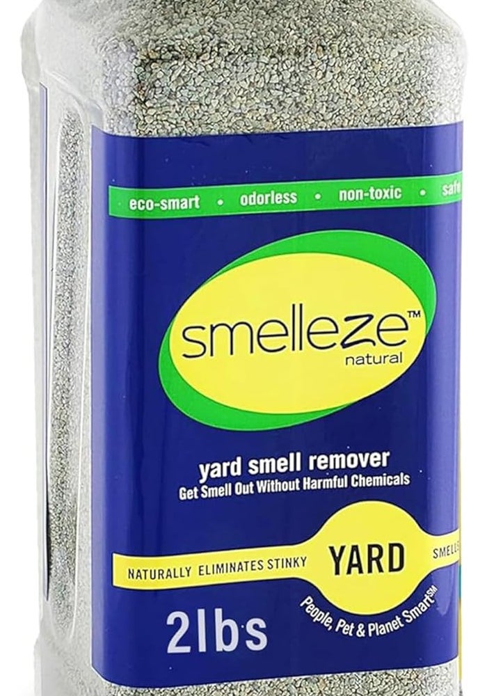 SMELLEZE Natural Yard Odor Remover Deodorizer - 2 lb Granule for Effective Odor Elimination - Image 1